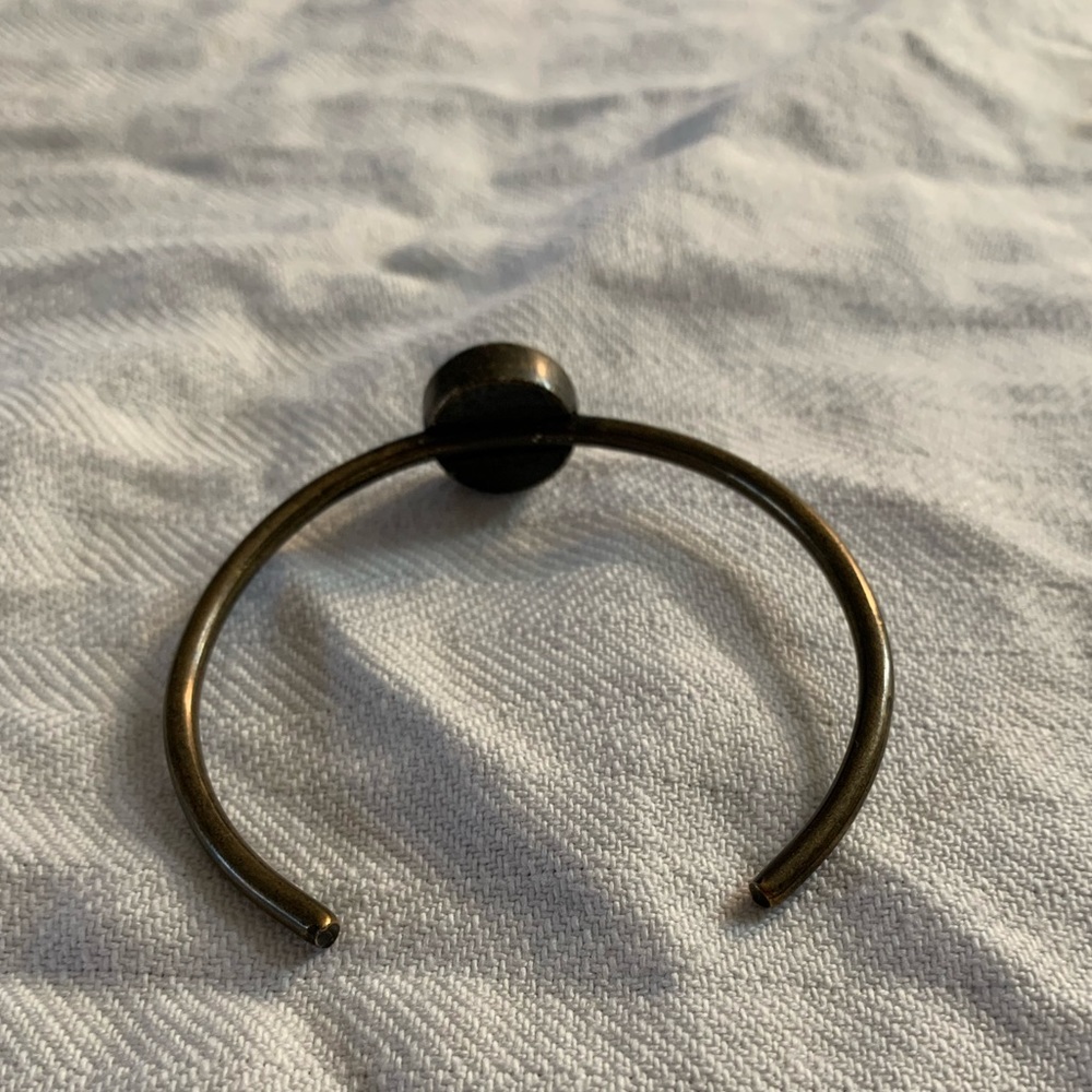 Bangle/Cuff with Button - Picture 2 of 4